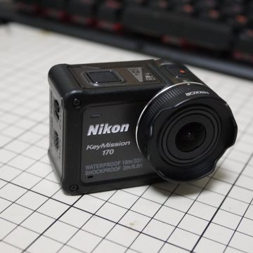 GoPro Hero7の半額で買えるニコンのアクションカメラ Key mission 170 